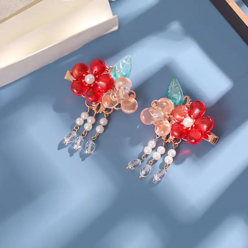 Daily Plate Issued Travel Photo Side Hair Accessories