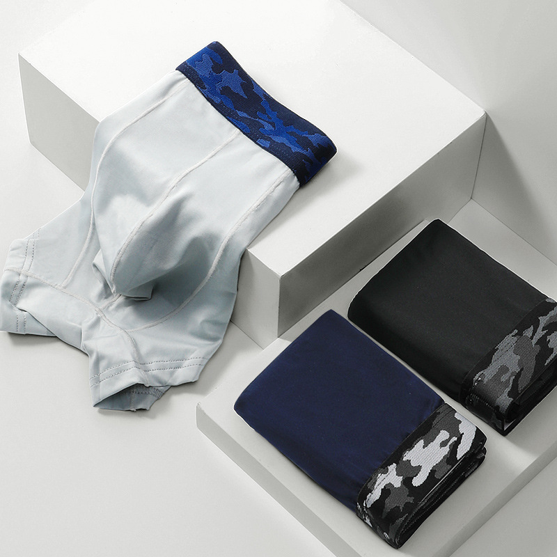 Men's Ice Silk Seamless Summer Underwear