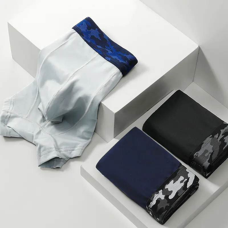 Men's Ice Silk Seamless Summer Underwear