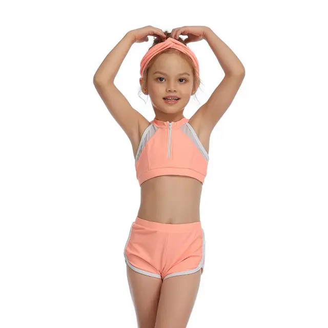 Sports Parent child Swimwear European And American Swimwear Orange - Shop at LoveMi