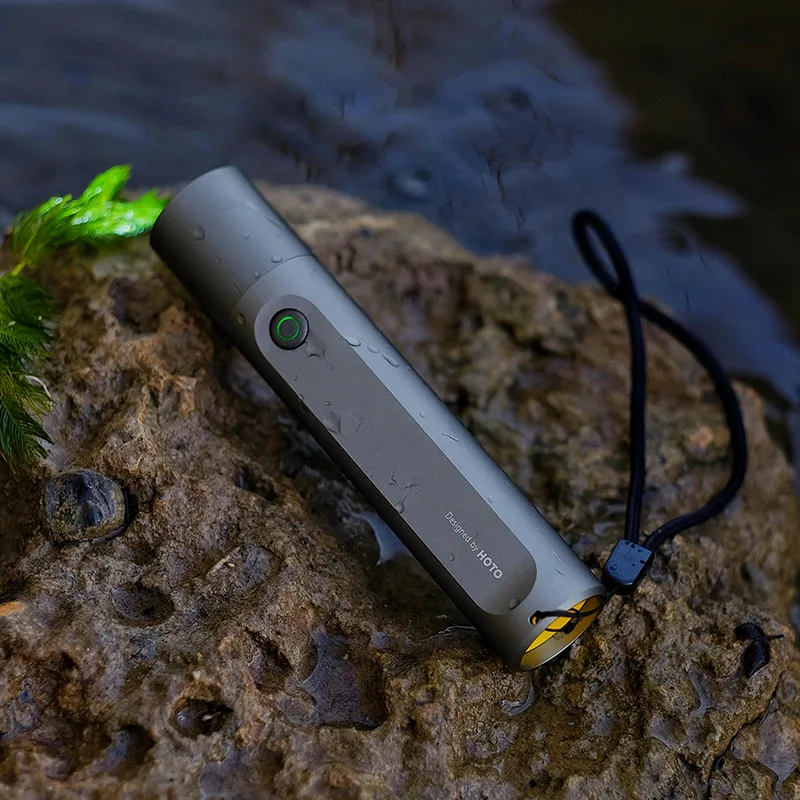 Aluminum Alloy Bright Outdoor Multi-function Flashlight