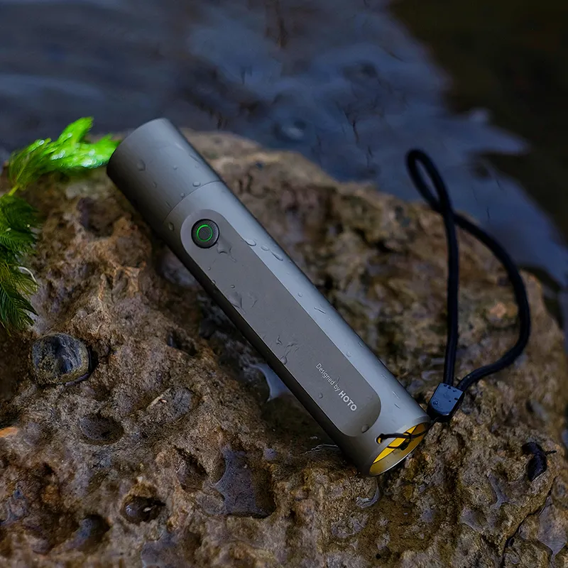Aluminum Alloy Bright Outdoor Multi-function Flashlight