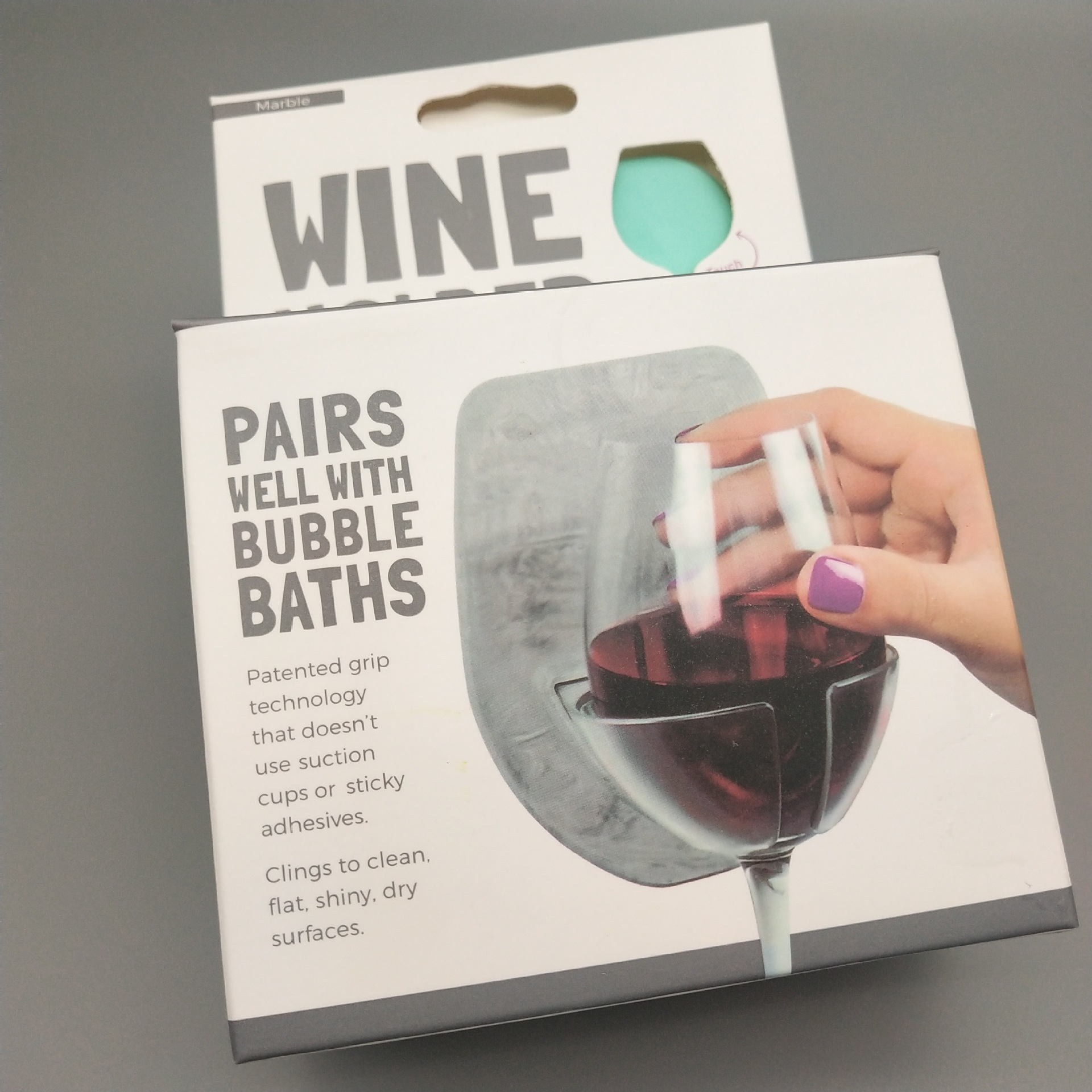 Title 1, Wine Glass Can Holder Bathroom Bedside Wall