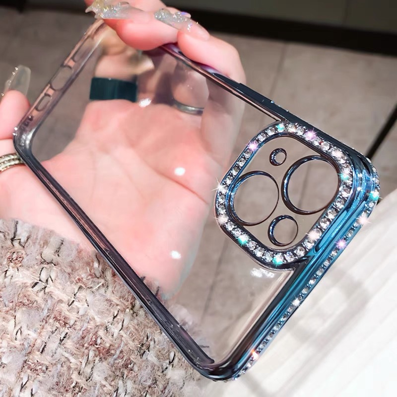 Rhinestone All-inclusive Anti-fall Mobile Phone Case - Image 2