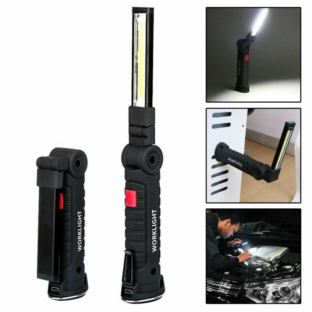 Magnetic Folding COB Work Light, 2-Pack