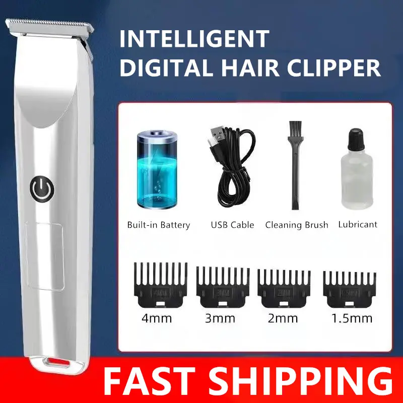 Men's Electric Beard Shaver Trimmer Razor Rechargeable