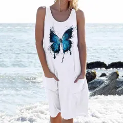 Women's Sleeveless Dress Loose European Version - F165P532 - View 1