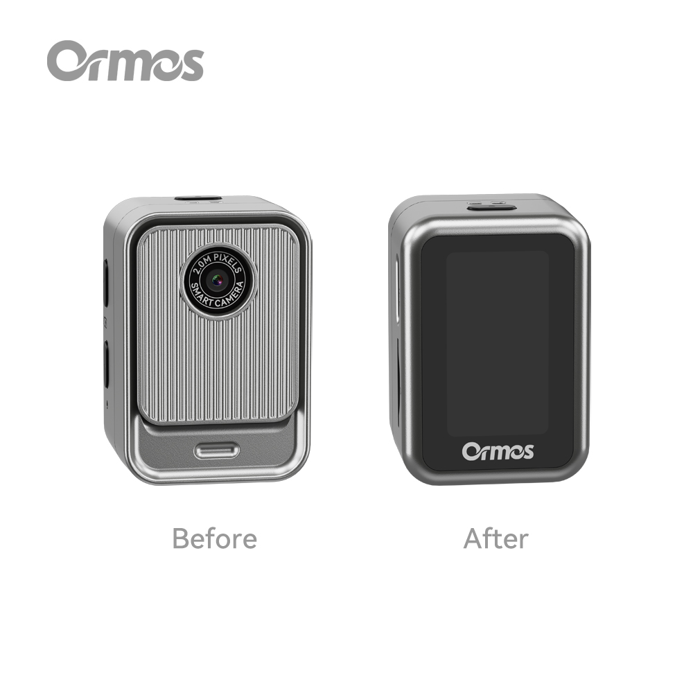 Ormos S131 Ultra-Light Mini Camera, 0.96 Inch Screen, Wearable Travel Camera & Photo Ornament, 16g Portable Hanging Camera With Type-C Charging