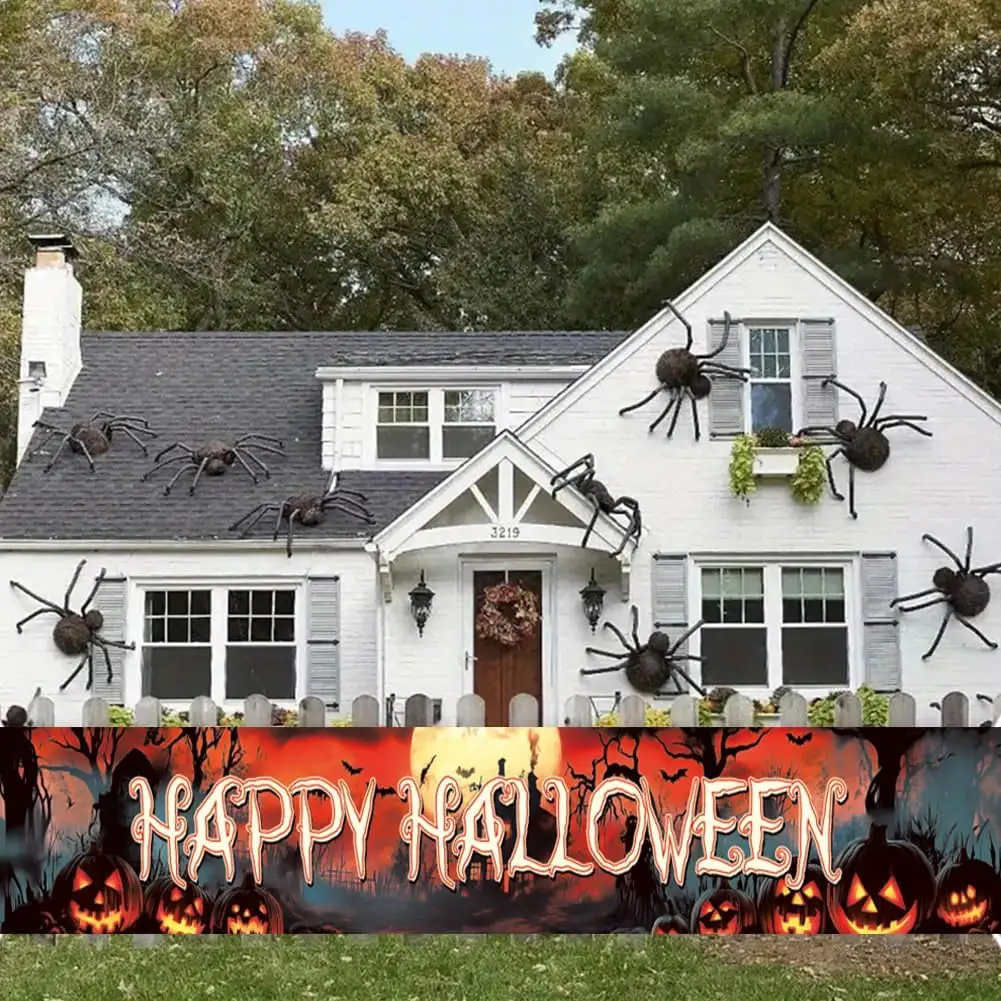 Happy Halloween Banner, 120 X 20 Inch