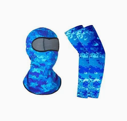 Camo blue head cover cuff