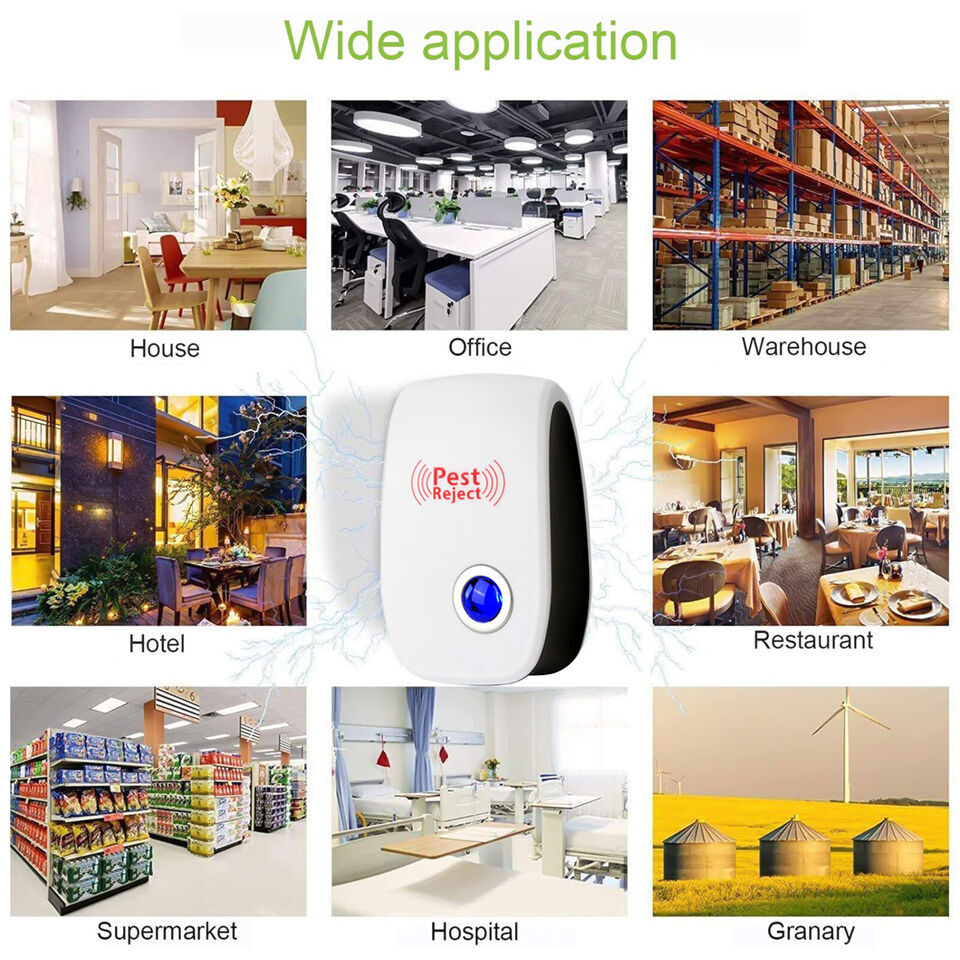 4X Ultrasonic Pest Control Repeller UK Plug-in Reject Rat Mouse Mice Spider — image 6