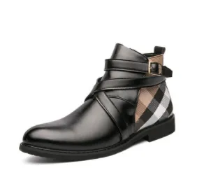 Men's casual low boots - Black