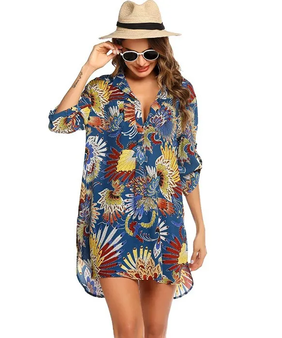 European And American Women's Swimwear Beach Blouse Decor6 - Shop at LoveMi