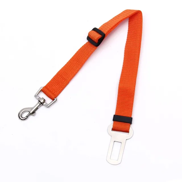 Pet Supplies Dog Car Dog Seat Belt Harness Leash Dog Collar Adjustable Seatbelt Leash For Small Medium Dog Traveling Accessories Orange - Shop at LoveMi