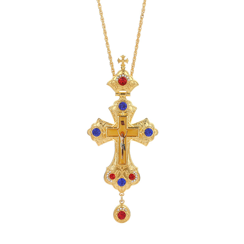 Personalized Pattern Diamond Necklace Creative Lace Long Chain