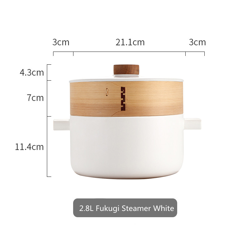 2.8L Fukugi Steamer White