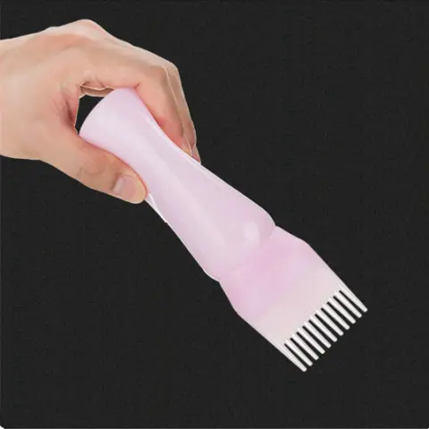 Hair Dye Bottle Comb Tooth Color Cream Care Pot