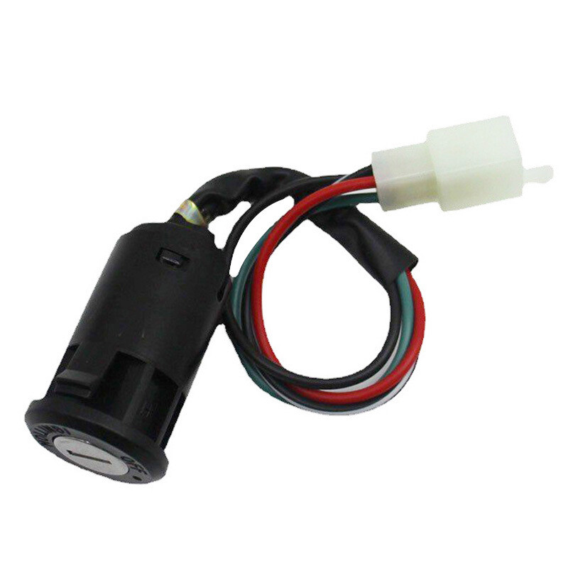 Universal motorcycle ignition barrel key s witch 4 wire