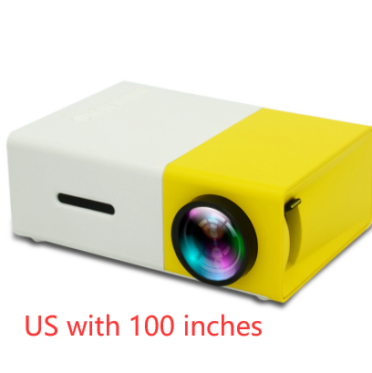 Portable Projector 3D Hd Led Home Theater Cinema HDMI-compatible Usb Audio Projector Yg300 Mini Projector - Image 37