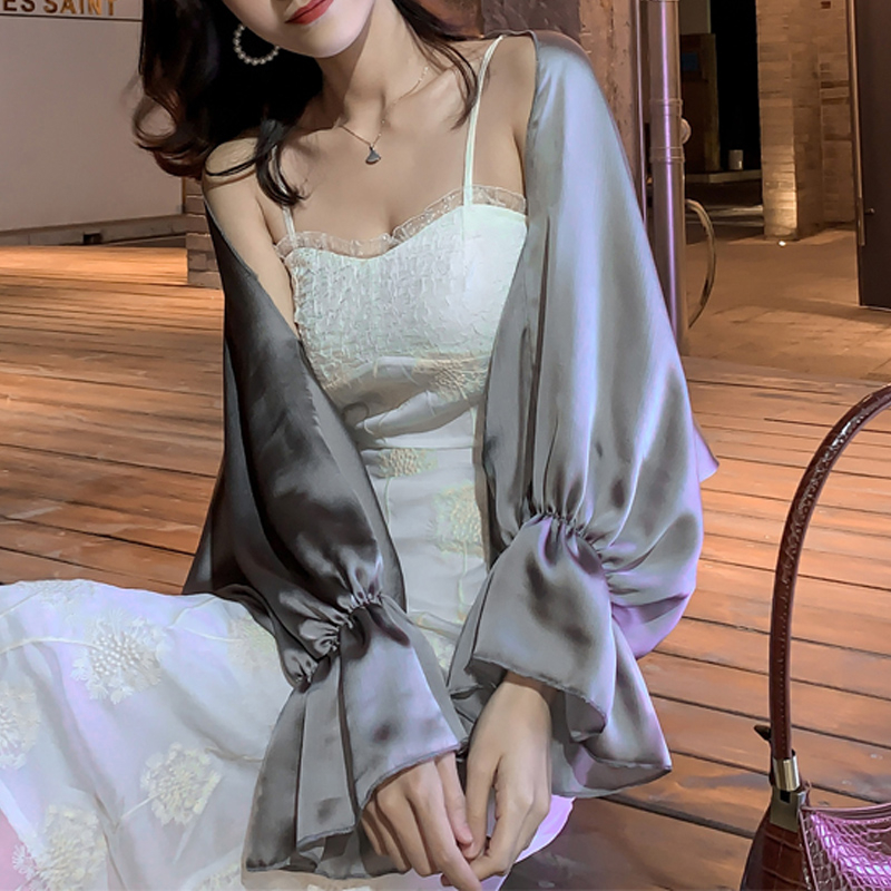 Air-conditioned Chiffon Cardigan Jacket Thin Short