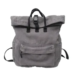 Women's Fashion Casual Travel Shoulder Bag - Grey - View 1