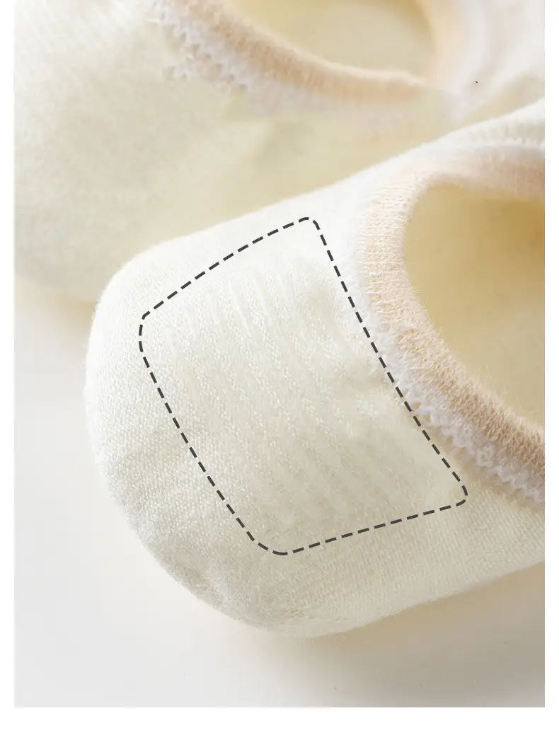 Invisible Socks Women's Non-slip Heel Thin Breathable