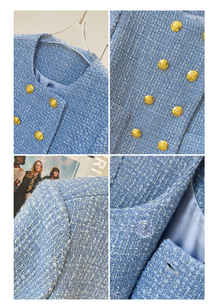 Versatile Tweed Short Coat In Spring And Autumn Women