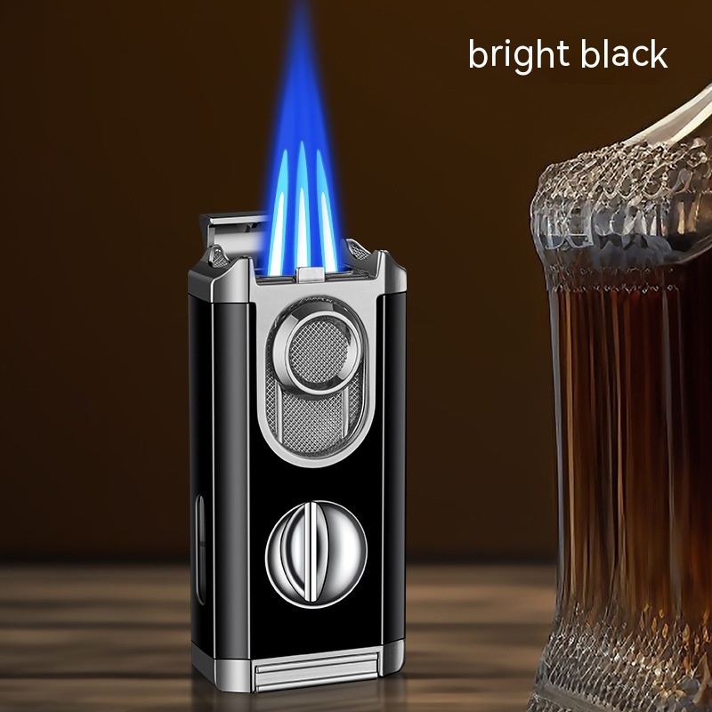 Cigar Lighter With Transom Three Torch Lighter — foto 10