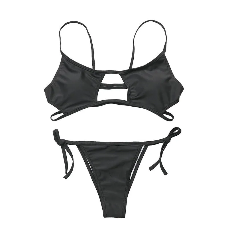 Cross-border New Foreign Trade Swimsuit - Black