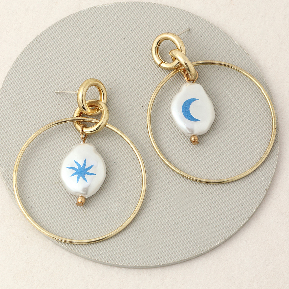European And American Fashion Simple Irregular Earrings