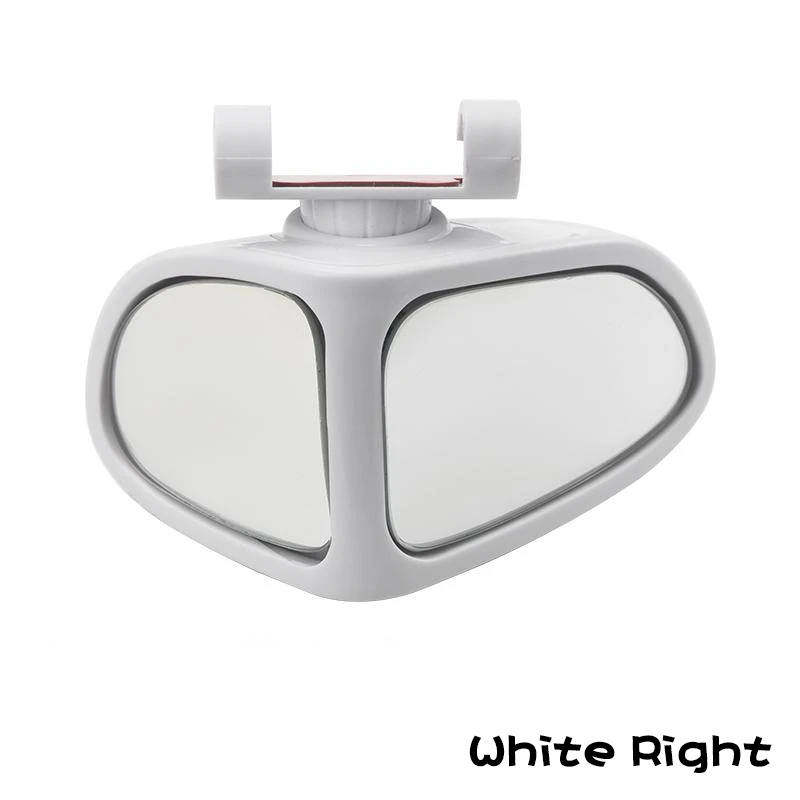 Car Reversing Small Round Mirror Front And Rear Wheel Wide-Angle Mirror Double-Sided Auxiliary Rearview 360 Adjustable Wide Angle Side Rear View Mirror For Car — foto 11