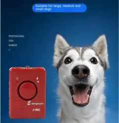 Ultrasonic Dog Dispeller Anti-dog Bite Personal Alarm Flashlight - Red - View 1