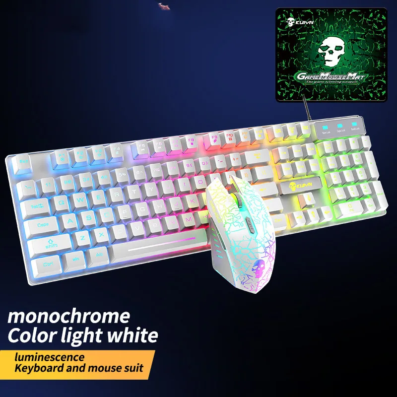 Kuiying T6RGB Luminous Keyboard and Mouse Set