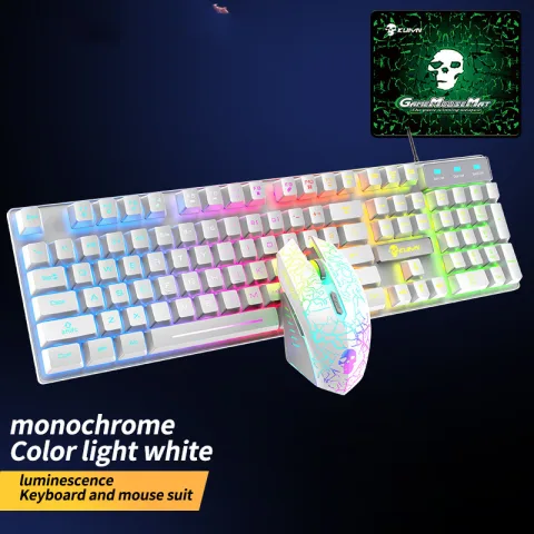Kuiying T6RGB Luminous Keyboard and Mouse Set