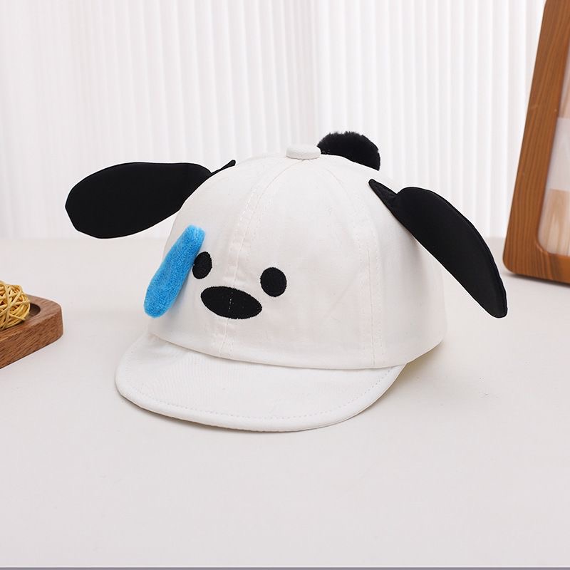 Baby Three-dimensional Drooping-eared Puppy Soft Brimmed Baseball Cap Cute Cartoon Crying Face Puppy Casual Sun Hat 3