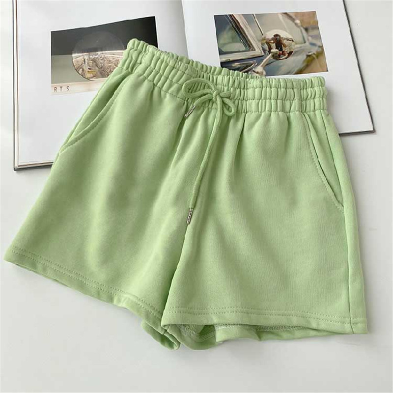 High Waist Loose Thin Versatile Wide Leg A-line Hot Pants