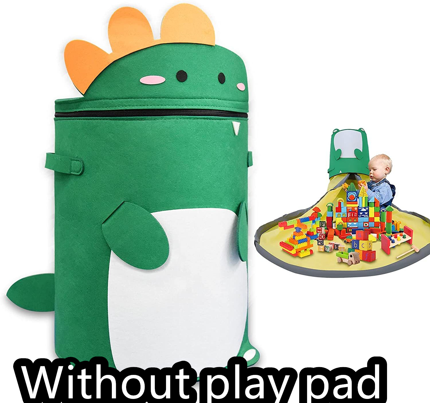 Felt Storage Bag Toy Play Mat 2 In 1 Pull Rope — foto 4
