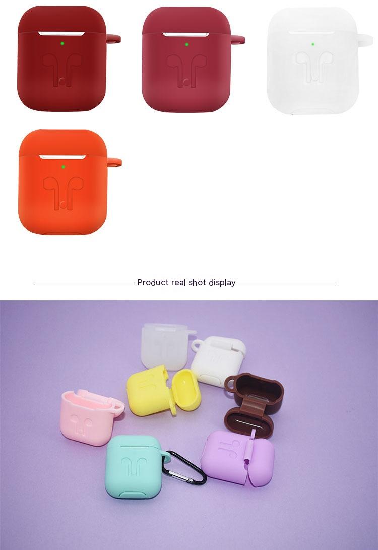 Title 5, Silicone Solid Color Earphone Silicone Protecti...