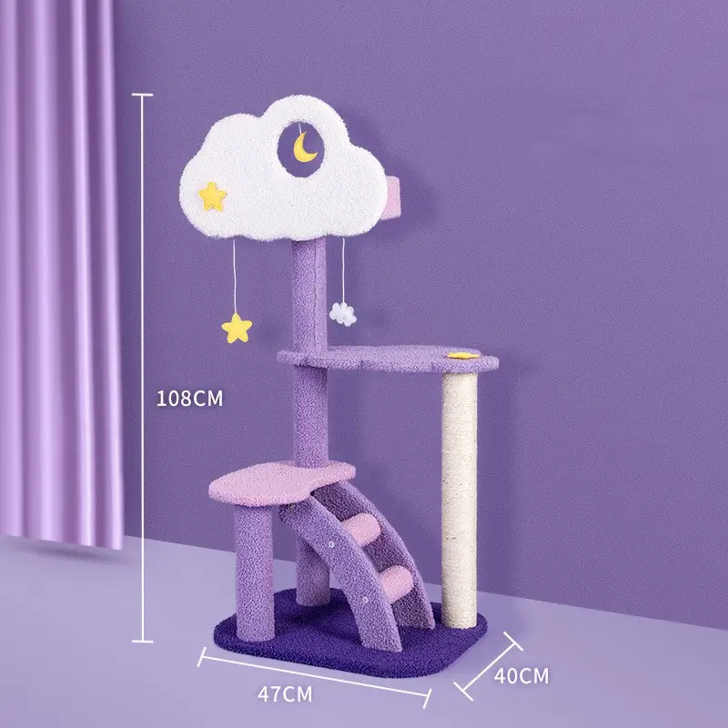 Large Cat Scratch Board Jumping Platform Toy — Style1