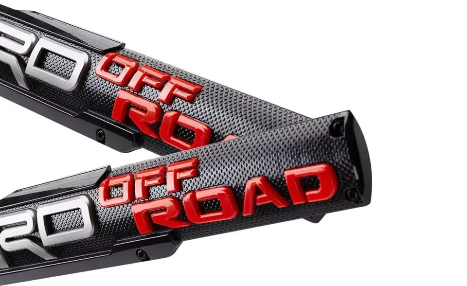 2PCS Door Fender Pro Badge Sport Emblem Left Right Side 3D Sticker Offroad Decal