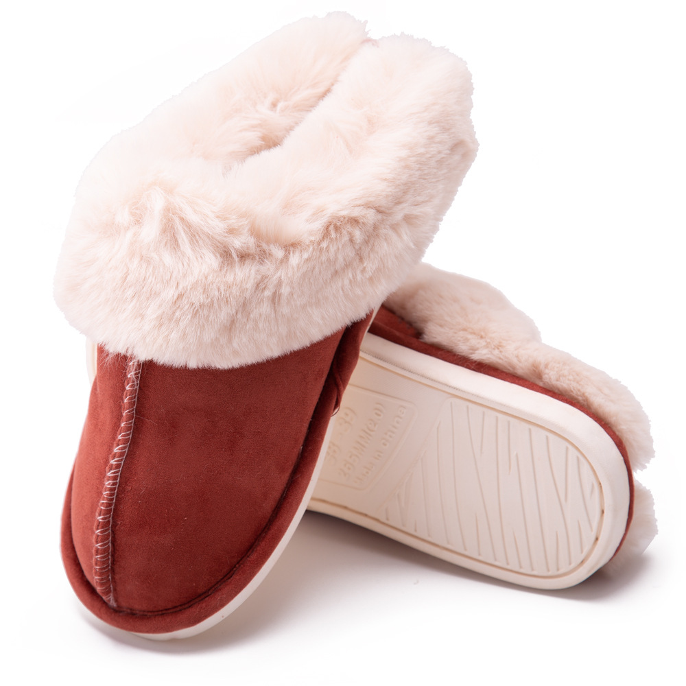 Title 14, Womens Furry Slippers Winter Warm Plush House ...