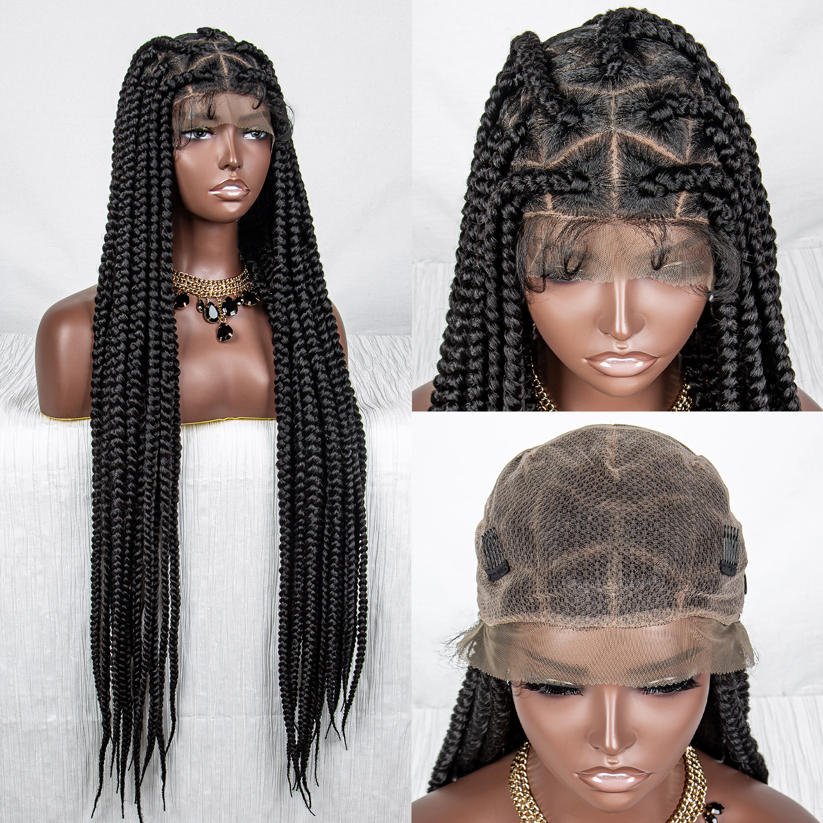 Full Lace Braid Headgear All Hand Weaving — foto 4