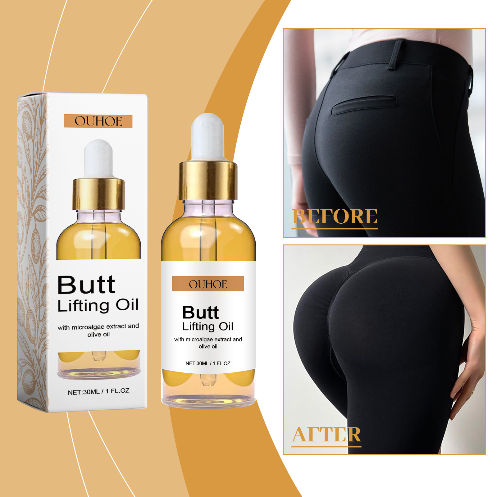 Hip Lifting Skincare Oil 30ml 1 Box
