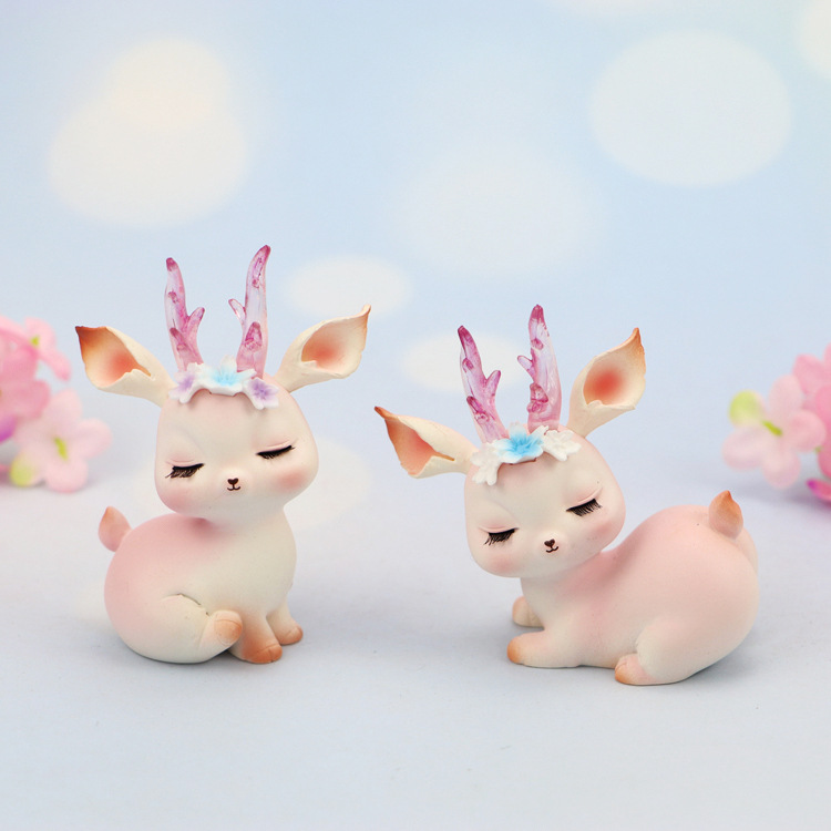 Christmas deer sika deer baking cake topper ornaments (5a