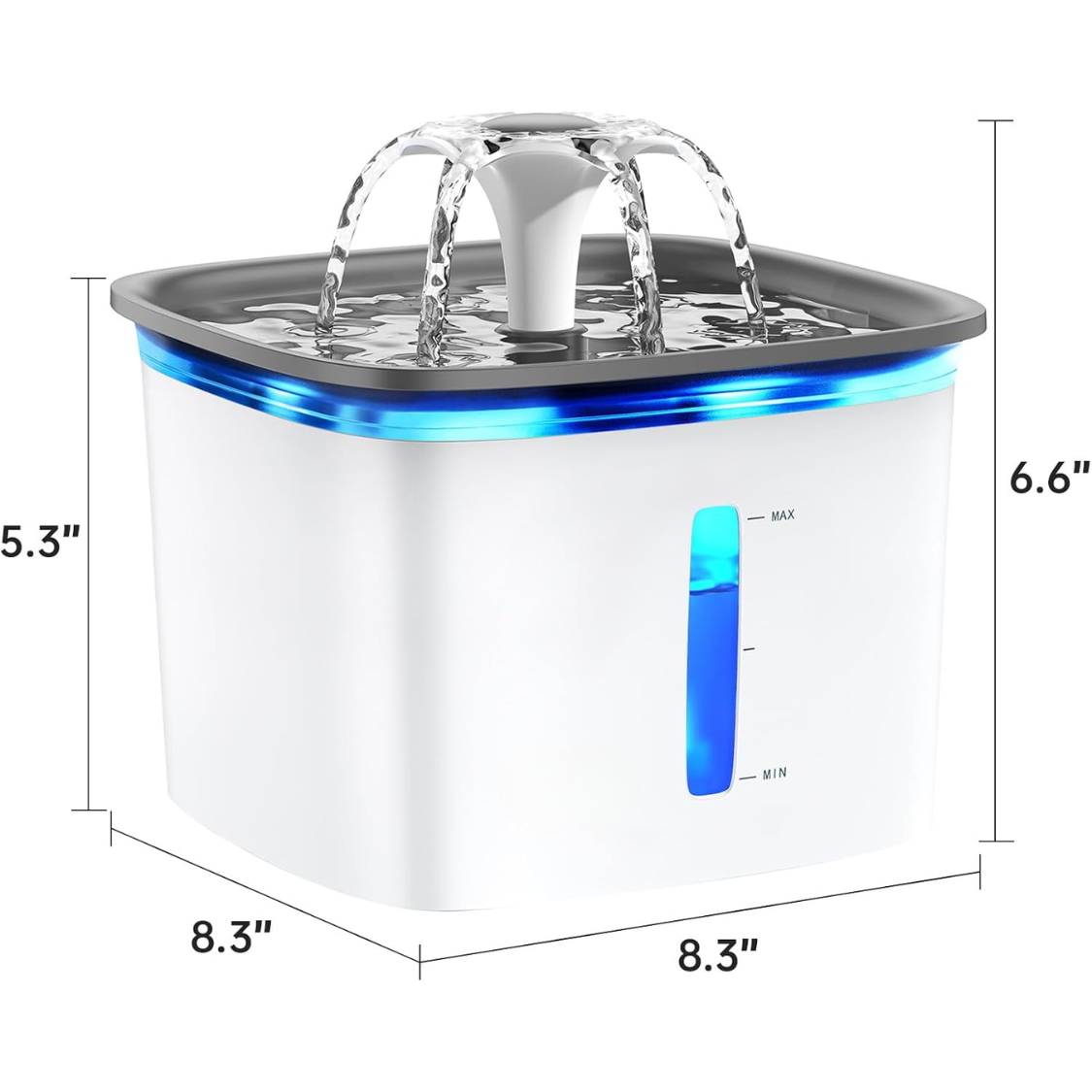 Innovation Award Winner 95oz Pet Fountain, Automatic Cat Water Fountain Dog Water Dispenser With Replacement Filters For Cats, Dogs, Multiple Pets — foto 6
