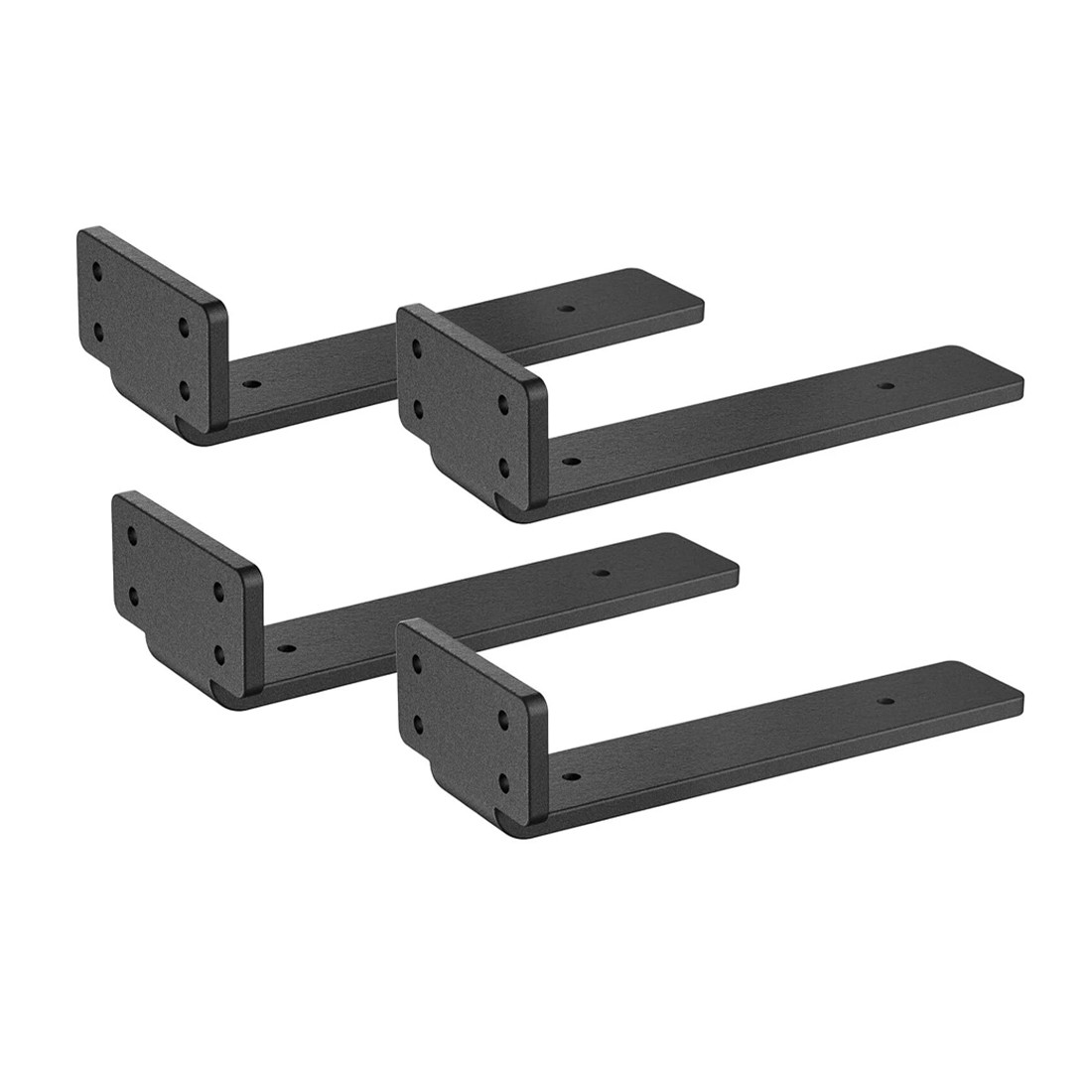 4 Pack Floating Shelf Brackets 20CM Heavy Duty Metal For Support Wall Hanging — image 10