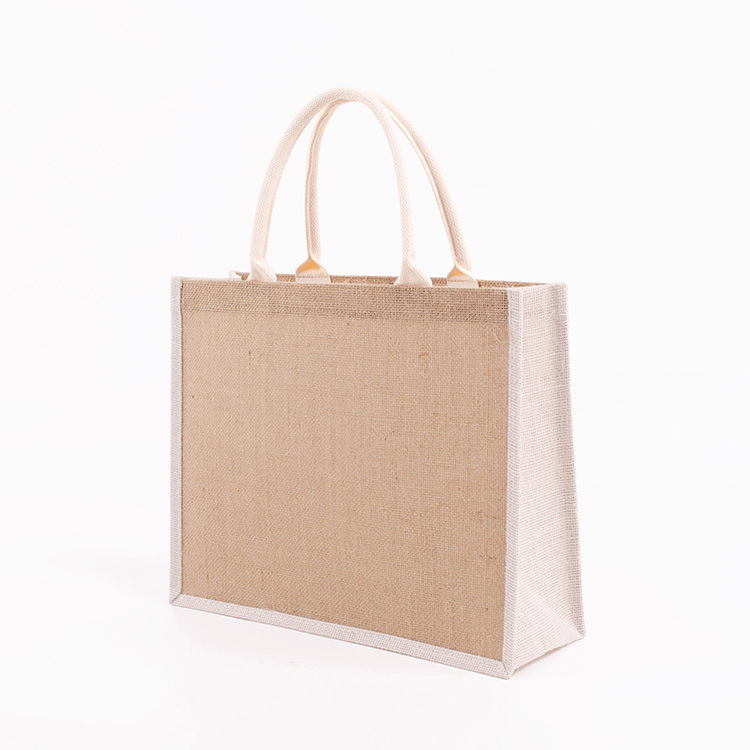 Retro environmentally friendly color jute bag