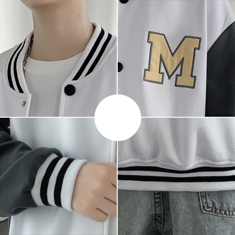 Men's New Hot Sell Loose Baseball Jacket Coat