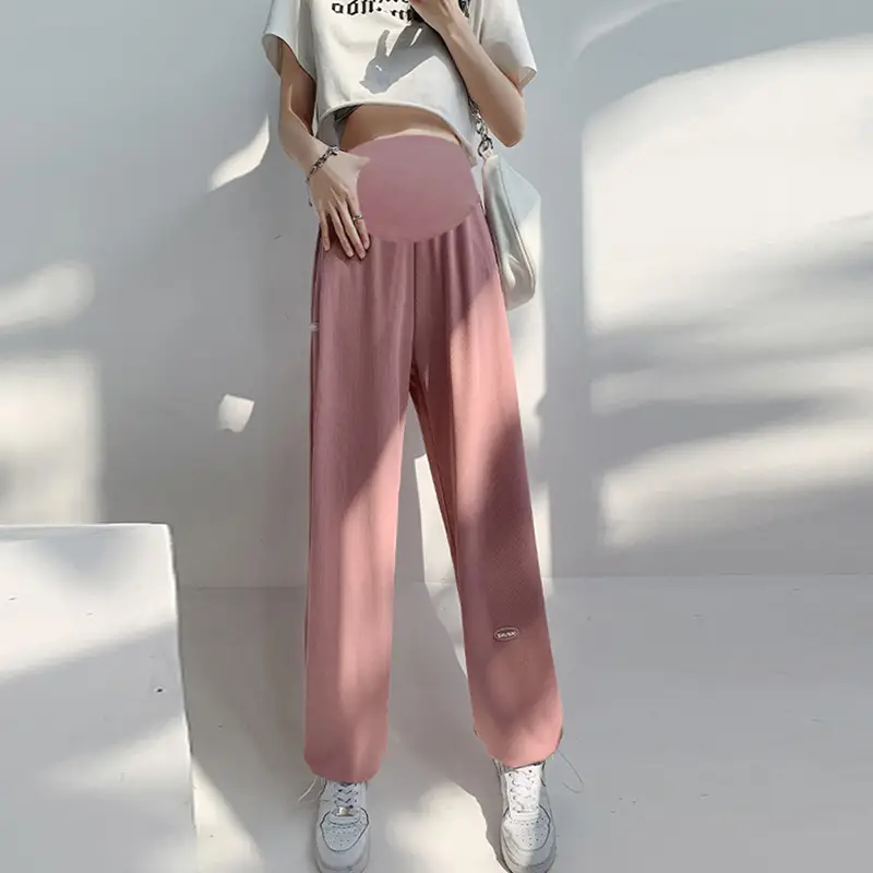 Women's Summer Casual Thin Large Size Wide Leg Pants