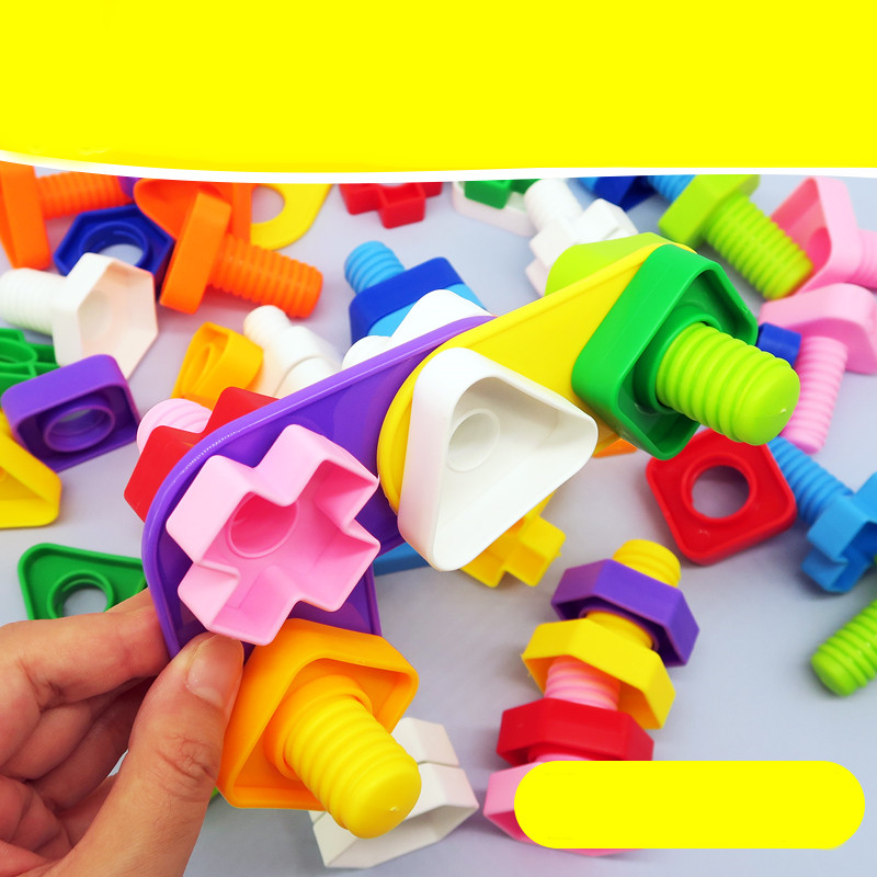Screw Toy Baby Children Screw Nut Combination Disassembly Puzzle Assembly Disassembly Building Block Toys